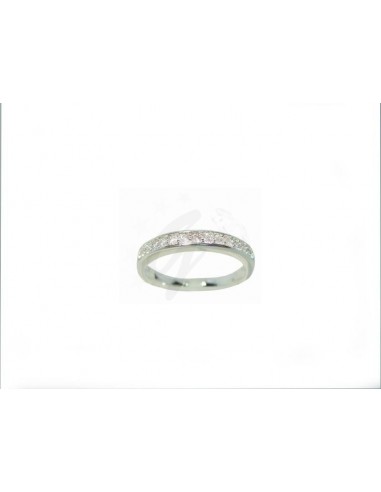 ANELLO _ ZIRCONI  PLACCATO ARG  MIS....