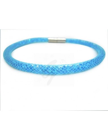 BRACCIALE  _PLACCATO ORO  AZZURRO...