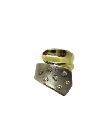 ANELLO _ ORO B/G 750/1000 SERPENTE...