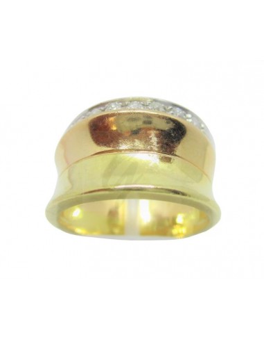 ANELLO  ORO G/B/R 750/1000  CON...