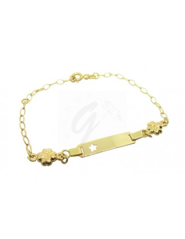 BRACCIALE  ORO G 750/1000  PIASTRA...