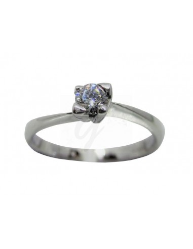 ANELLO  ORO B.750/1000   DIAMANTE...
