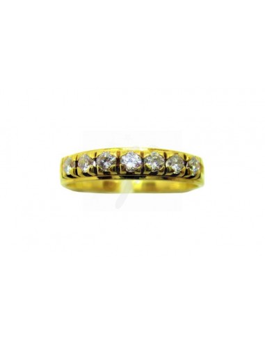 ANELLO  ORO G 750/1000  RIVIERE 7...
