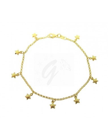 BRACCIALE  ORO G 750/1000   STELLE...