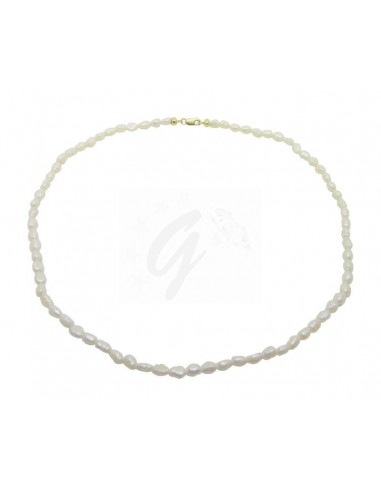 COLLANA  ORO G 750/1000  PERLE MIS....