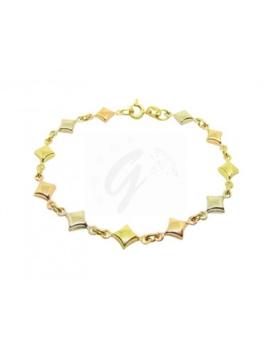 BRACCIALE  ORO B/G/R 750/1000  DONNA...