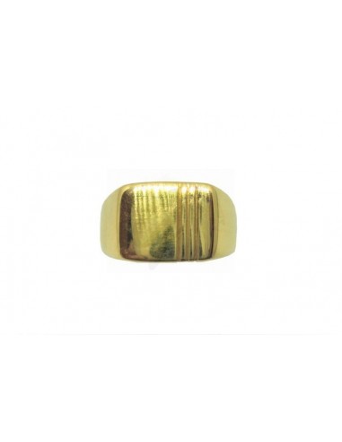 ANELLO  ORO  G. 750/1000  UOMO  MIS.  20