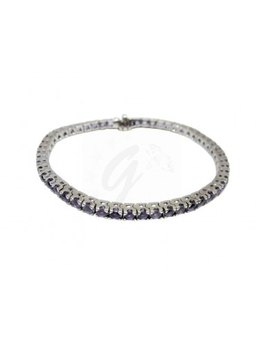 BRACCIALE   ORO  B. 750/1000  TENNIS...