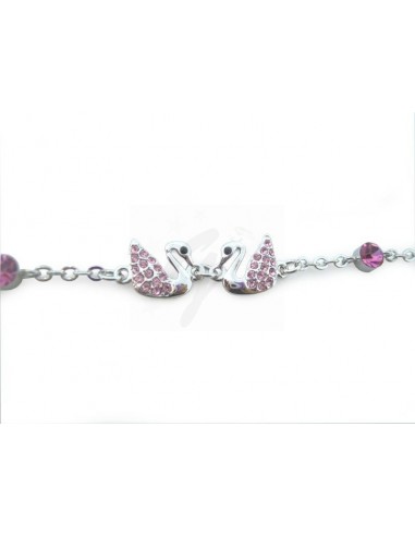 BRACCIALE CRISTAL PLACCATO ORO  CON...