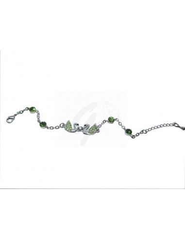 BRACCIALE  CRISTALLO CIGNO.
