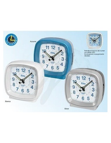 SVEGLIA ELITE BLU /ALARM + BATT